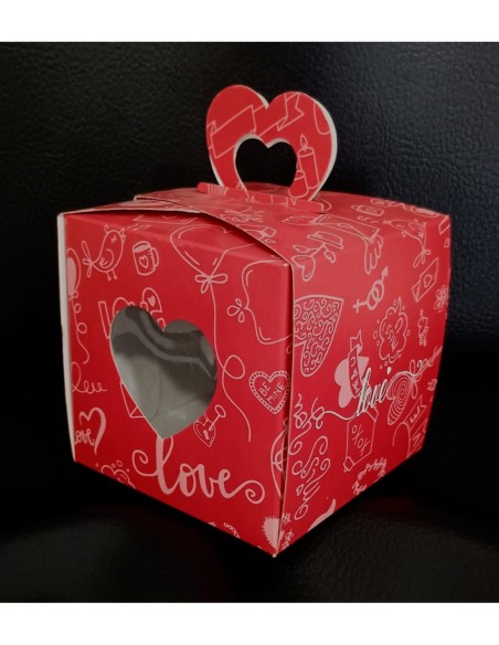 Caja Mini Cubo Corazon (10 5x10 5x11x5) X 1