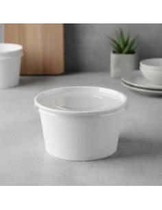 Ensaladera Polipapel 25 Oz - Blanca X 1
