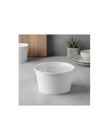 Ensaladera Polipapel 25 Oz - Blanca X 1