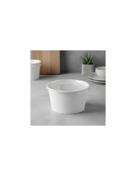 Ensaladera Polipapel 25 Oz - Blanca X 1