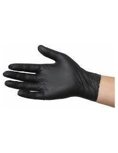 Guantes Nitrilo negro M X 100