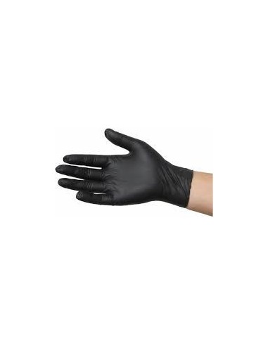 Guantes Nitrilo negro M X 100