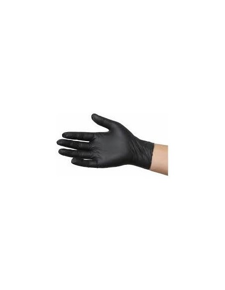 Guantes Nitrilo negro Xs X 100