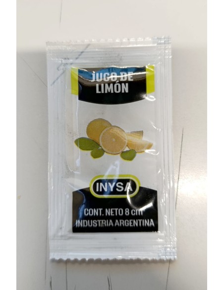 Jugo Limon Sobre 8 Cc Caja 200 X 1