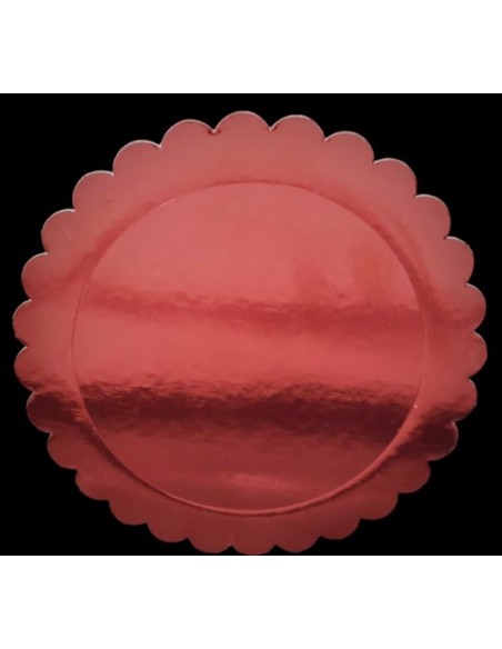 Plato Laminado Rojo 26 X 1