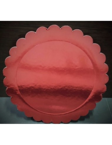 Plato Laminado Rojo 30 X 1
