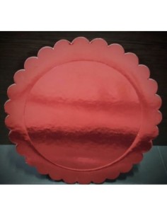 Plato Laminado Rojo 34 X 1