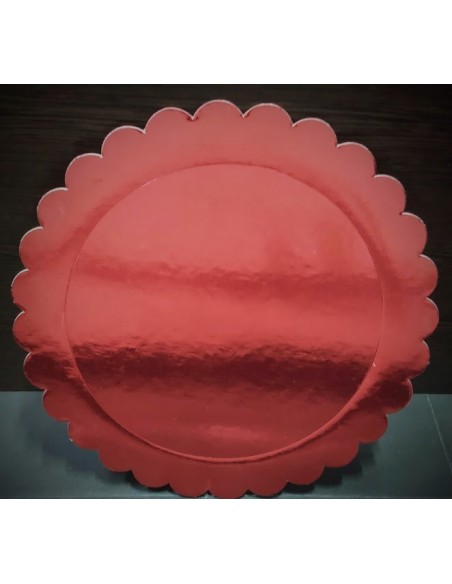 Plato Laminado Rojo 34 X 1