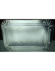 Plato Laminado Plata 30 X 40 X 1