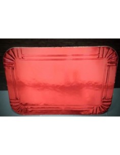 Plato Laminado Rojo 30 X 40 X 1