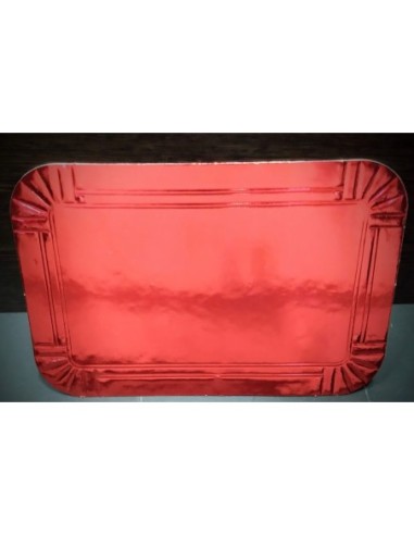 Plato Laminado Rojo 30 X 40 X 1