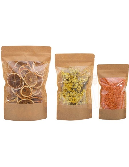 Doypack Kraft 11x15 250ml X 50