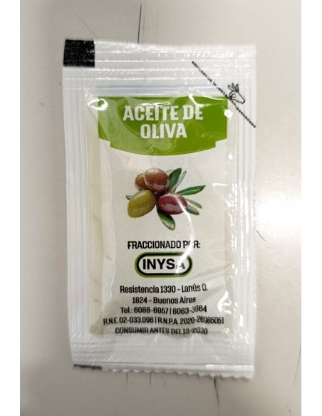 Aceite Oliva Sobre 8 Cc Caja 200 X 1