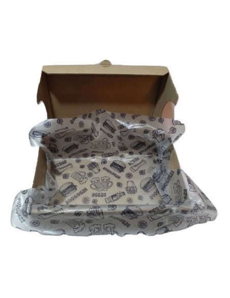 Papel Hamburguesa Impreso Hamb 33x40 X Kg