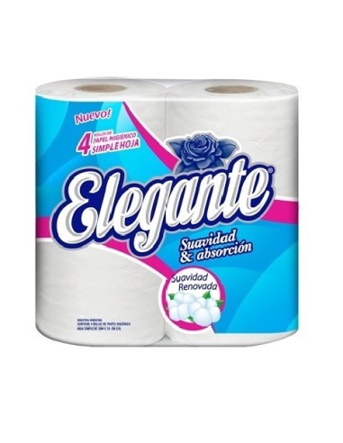 Papel Sanit Elegante (900) 30mt (paq X 4)