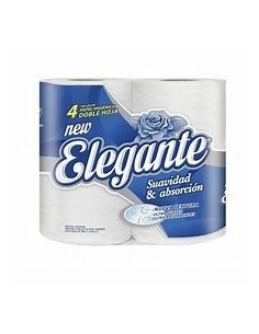 Papel Sanit Doble Hoja Eleg (915) 30mt (paq X 4) X 1