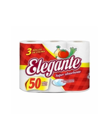 Rollo Cocina  Elegante  X 3 50 Hojas
