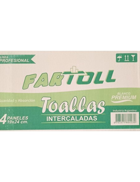 Toalla Liv 4 P Blanca Eco ( Tze2000 ) X 1