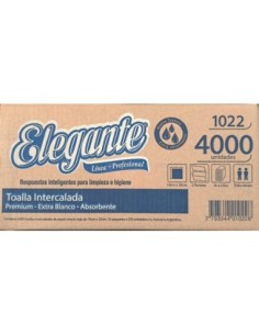 Toalla 1022 Eleg 2 Pliegos 16 X 250 Hojas