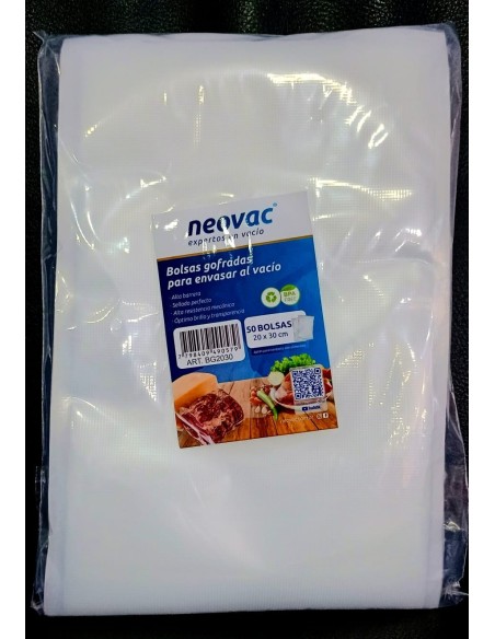 Bolsa 20 X 30 Gofrada Vacio Neo X 50