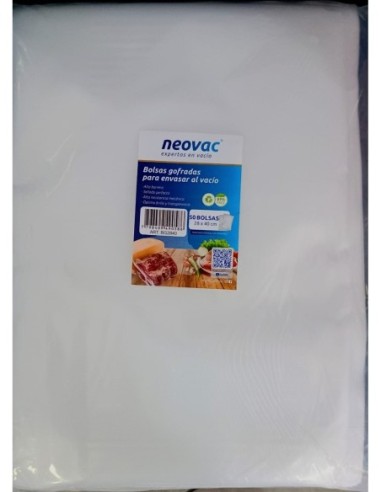 Bolsa 28 X 40 Gofrada Vacio Neo X 50