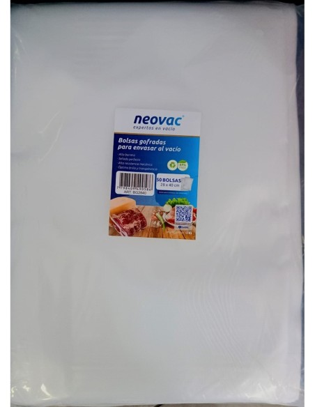 Bolsa 28 X 40 Gofrada Vacio Neo X 50
