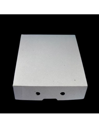 Caja Empanada 24 X 24 X 6 Gris X 100