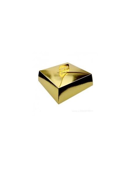 Caja Torta Dorado 30cm X 1