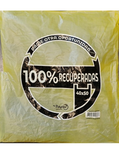 Bolsa Cami 40 X 50 Negra 100% Reciclada