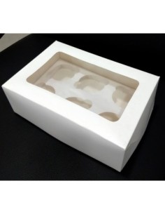 Caja Muffins P/ 6 Unid 21x15x8 X 1