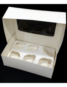 Caja Muffins P/ 6 Unid 21x15x8 X 1 2