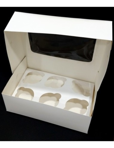 Caja Muffins P/ 6 Unid 21x15x8 X 1