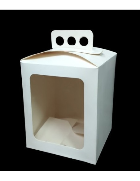 Caja Pan Dulce Con Visor 1 Kg X 1