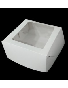 Caja Mini Torta Con Visor 19x19x10 X 1