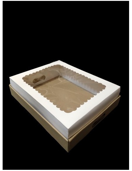 Caja Desayuno Tapa Visor 42x32x12 X 1