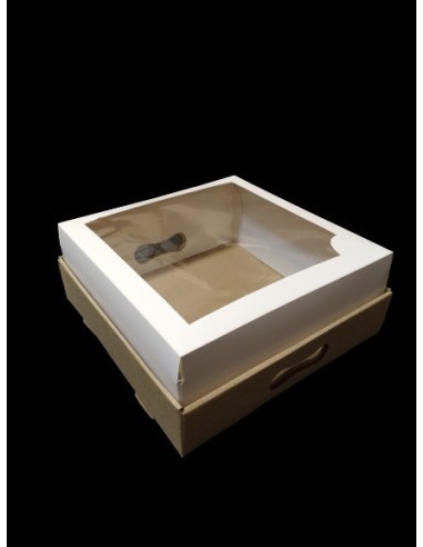 Caja Desayuno Tapa Visor 30x30x12 X 1