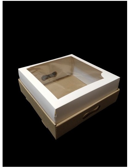 Caja Desayuno Tapa Visor 30x30x12 X 1