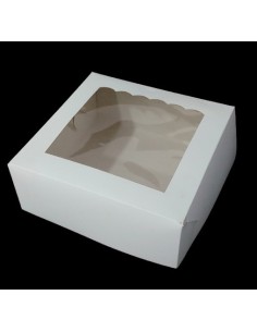 Caja Torta Con Visor 24x24x10 X 1
